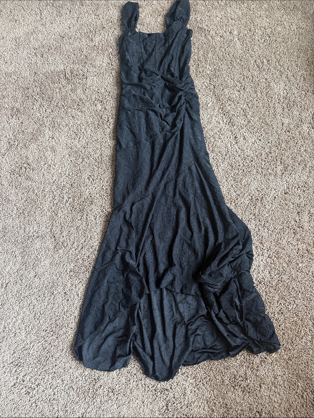Black mermaid style dress